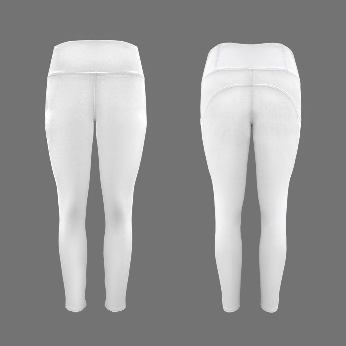 Rebel Motion High Waist Pocket Leggings • Arctic White