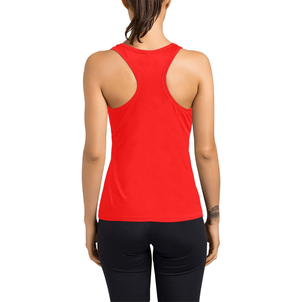 Ankara Rebel Red Women's Racerback Tank Top