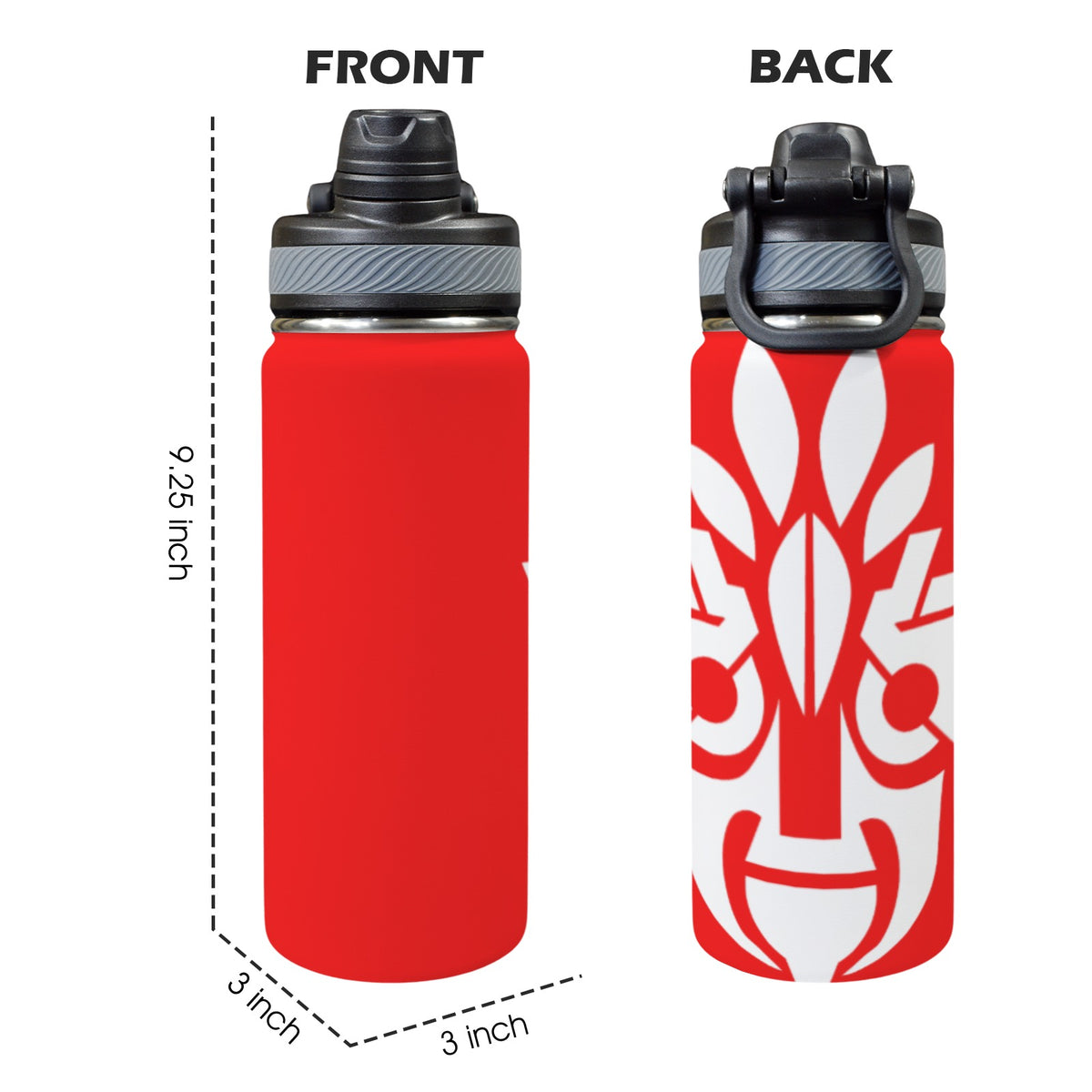 White and Red Bottle