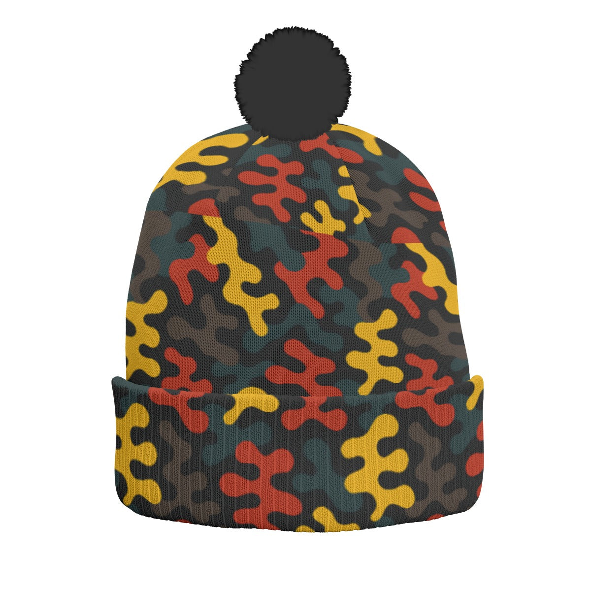 KNITTED POM POM HAT-PUZZLE PIECE