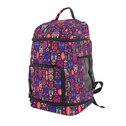 Purple Mask Multifunctional Backpack