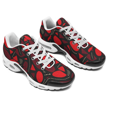 WOMEN AIR CUSHION SNEAKERS-RED FIRE