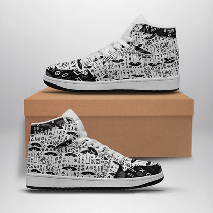 MEN'S SYNTHETIC LEATHER SNEAKER-BOABAB