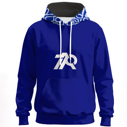 All Cotton Unisex Pullover Hoodie - Blue Sky