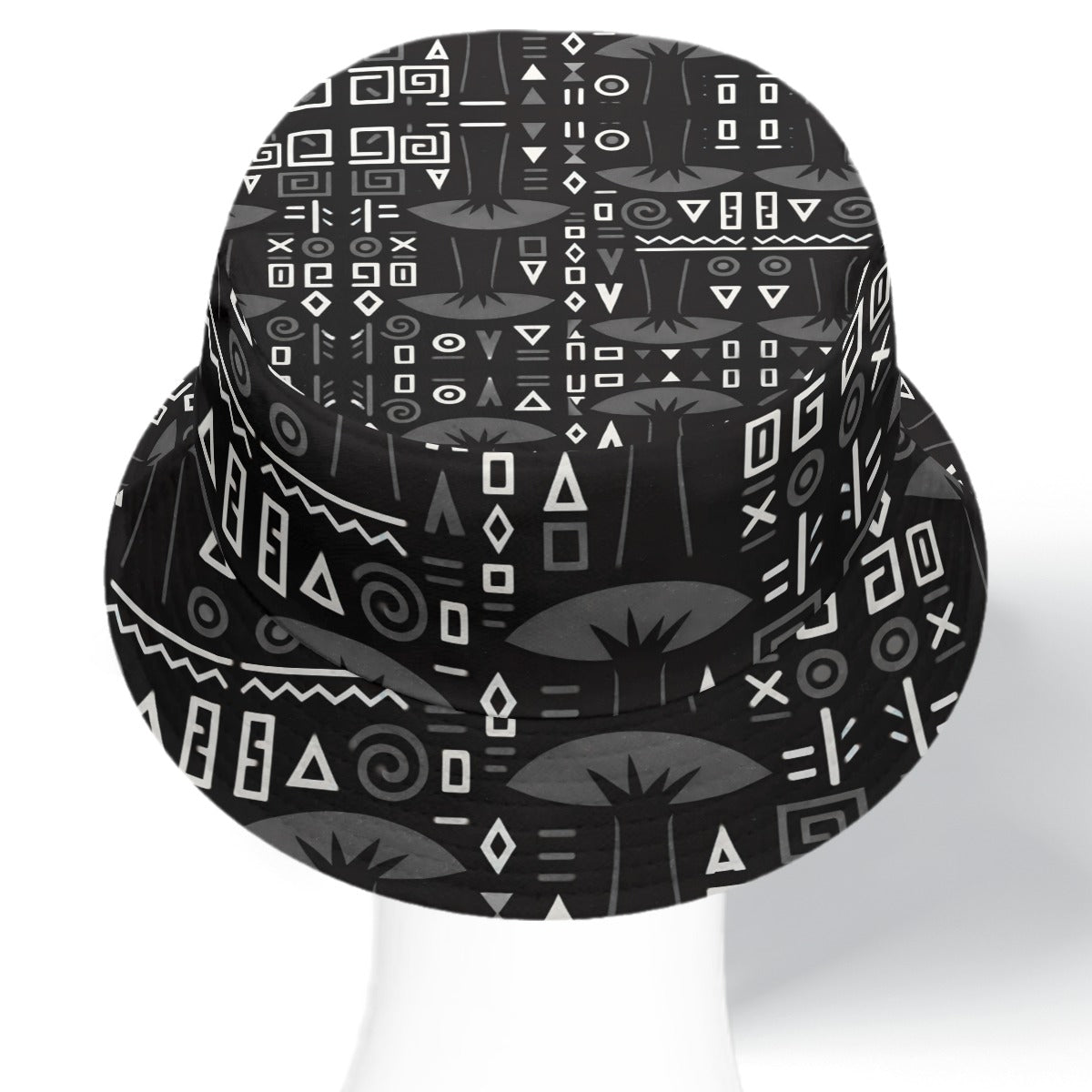 BUCKET HAT-DOUBLE SIDED BLK