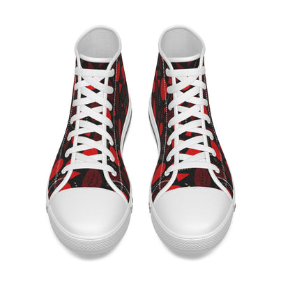 MEN'S CANVAS SHOES-RED FIRE