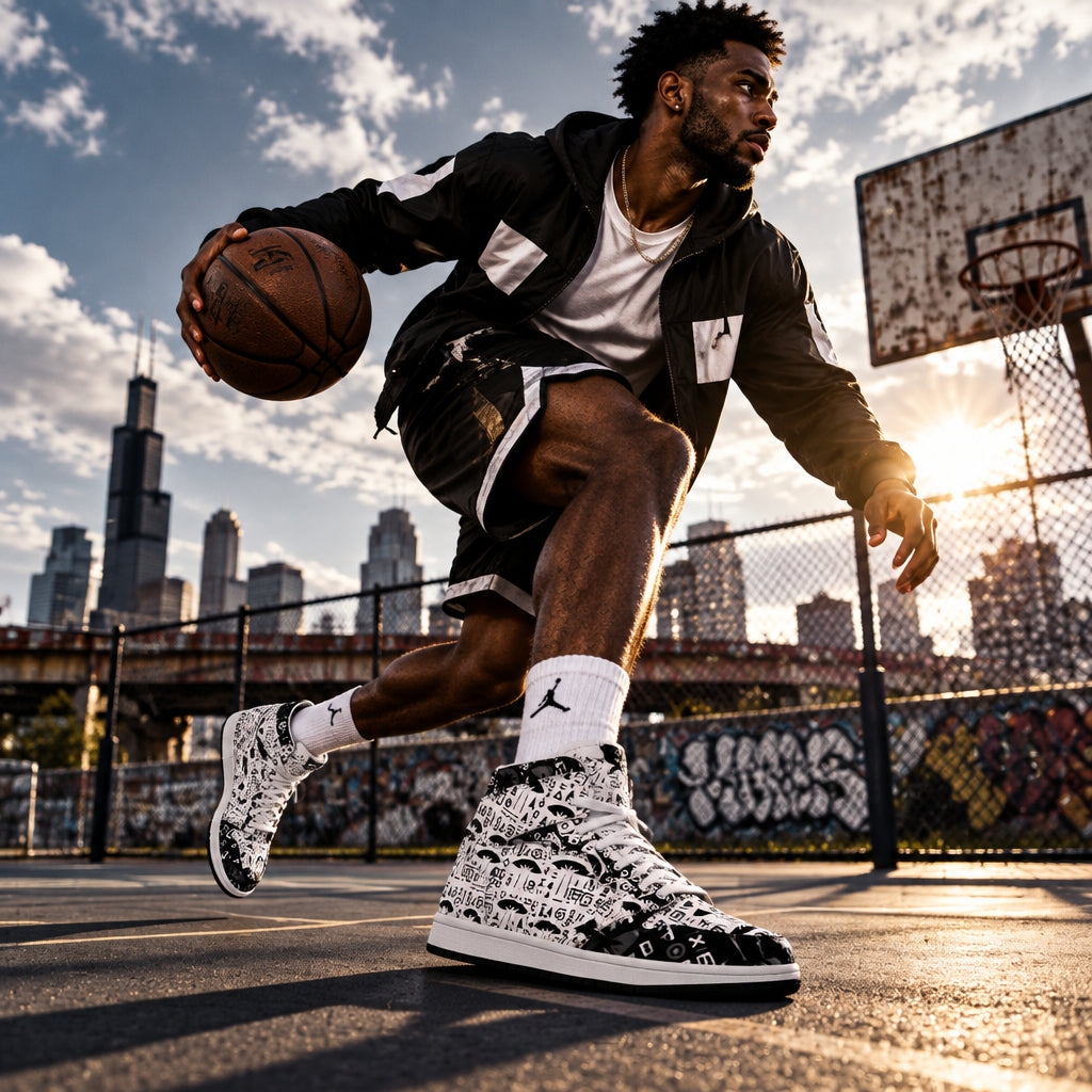 MEN'S SYNTHETIC LEATHER SNEAKER-BOABAB