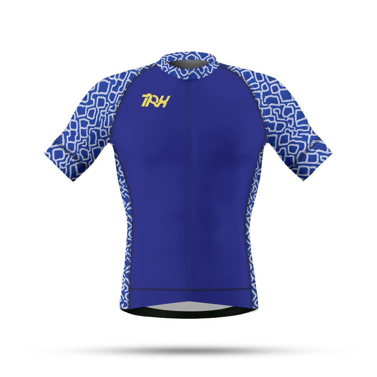 MEN'S ANTI-SLIP RAGLAN CYCLING JERSEY-BLUE SKY
