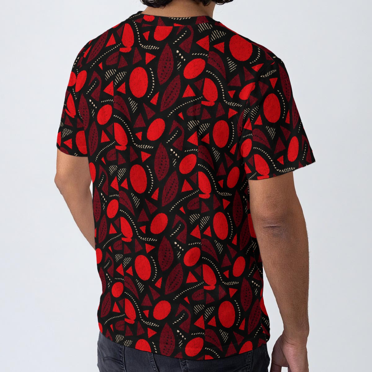 Red Fire Men's O-Neck T-Shirt | 190GSM Cotton