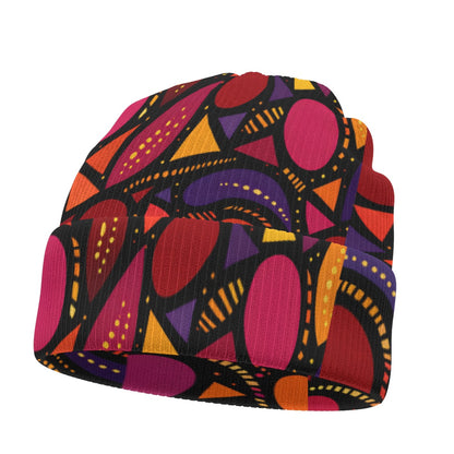 KNITTED HAT/BEANIE-RED FIRE