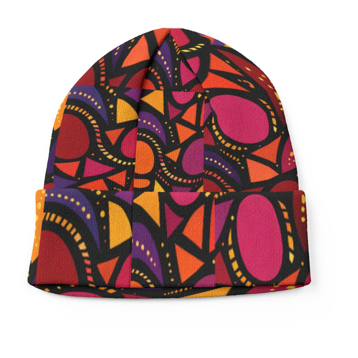 KNITTED HAT/BEANIE-RED FIRE