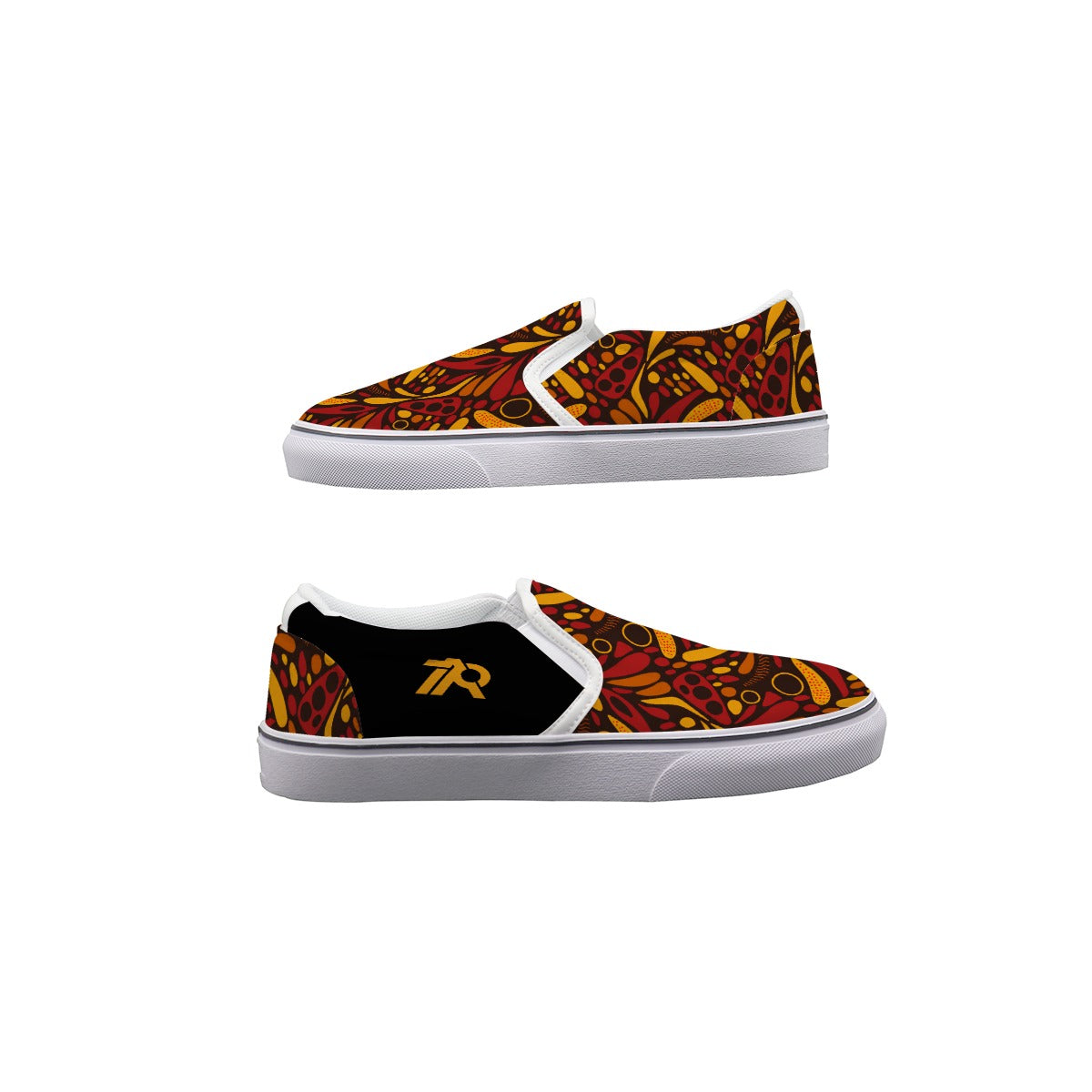 Puzzle Pieces Men's Slip On Sneakers