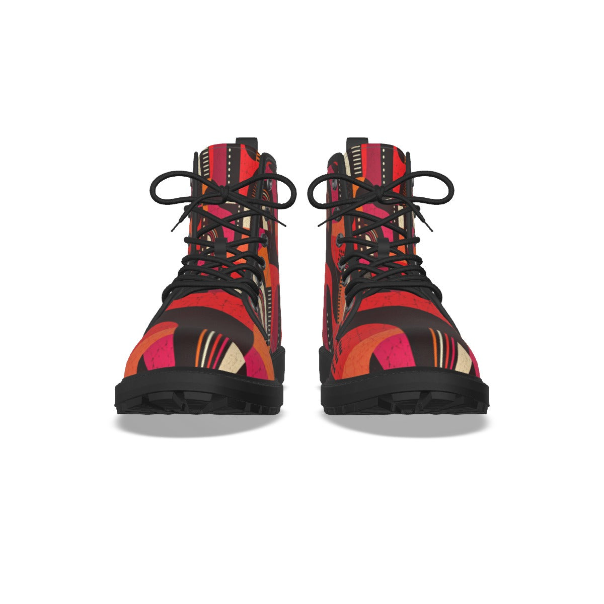 WOMEN'S BLACK BOTTOM MARTIN SHORT BOOT-THE ROUTE