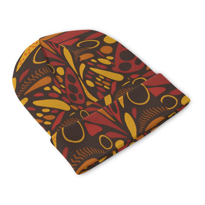 KNITTED HAT/BEANIE-BROWN STONE