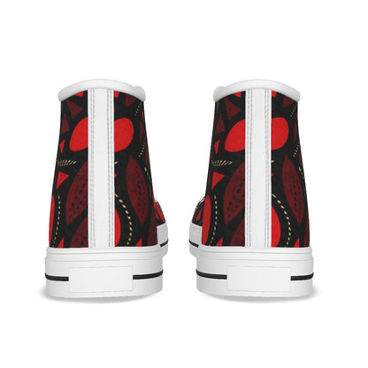 MEN'S CANVAS SHOES-RED FIRE