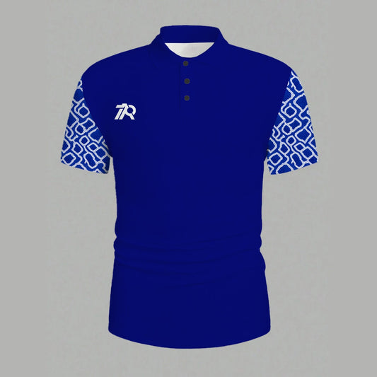 MEN'S BASIC POLO SHIRT-BLUE SKY