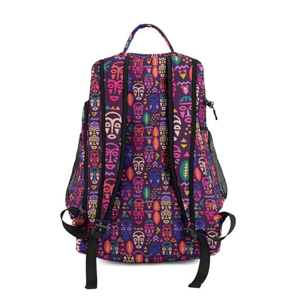 Purple Mask Multifunctional Backpack