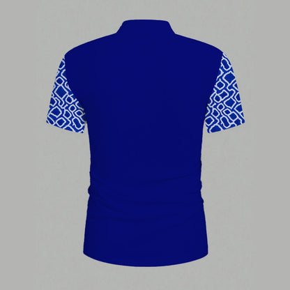 MEN'S BASIC POLO SHIRT-BLUE SKY