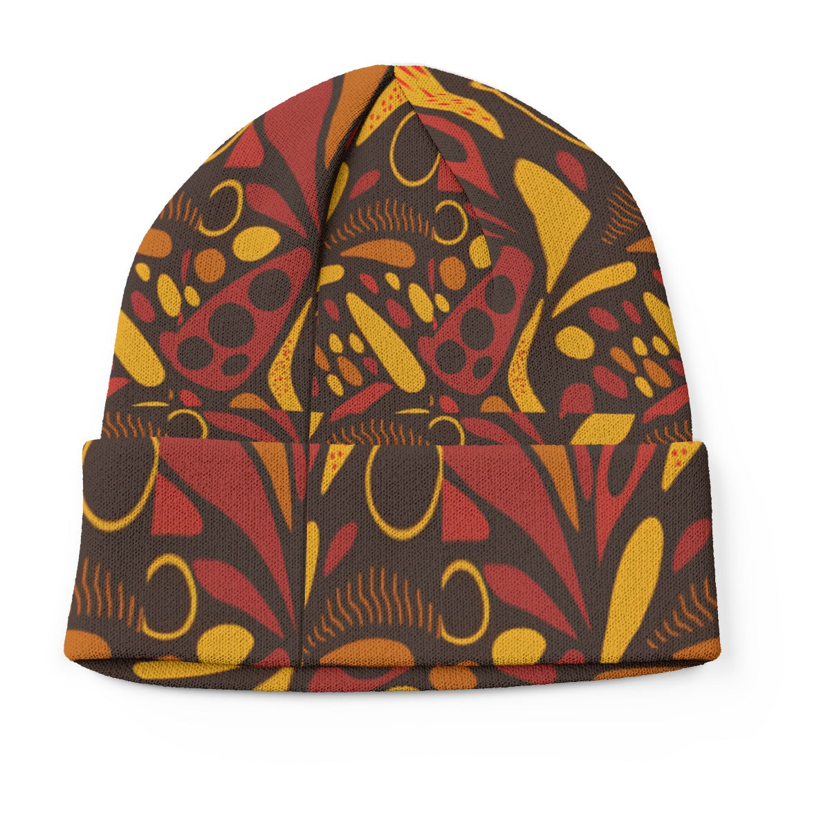KNITTED HAT/BEANIE-BROWN STONE