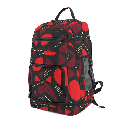 Red Fire Multifunctional Backpack