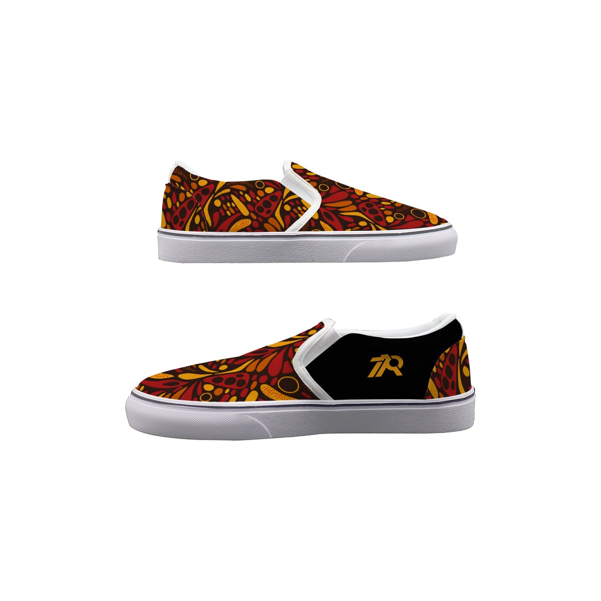 Puzzle Pieces Men's Slip On Sneakers