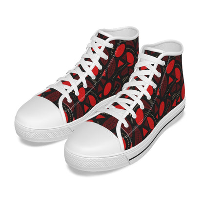 MEN'S CANVAS SHOES-RED FIRE