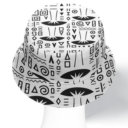 BUCKET HAT-DOUBLE SIDED BLK