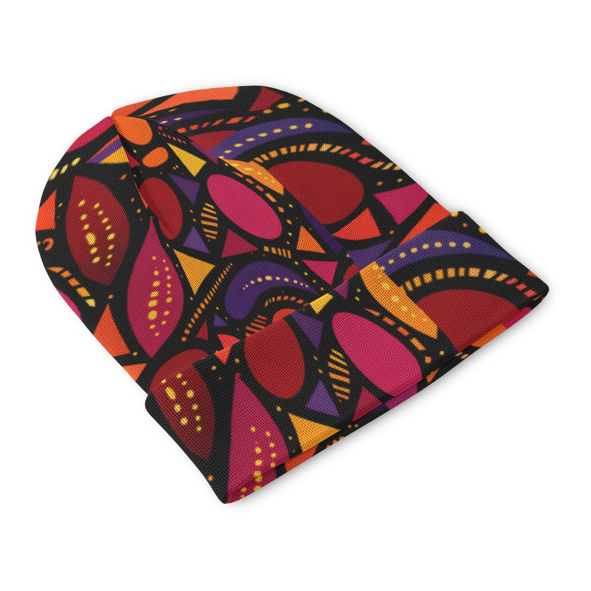 KNITTED HAT/BEANIE-RED FIRE