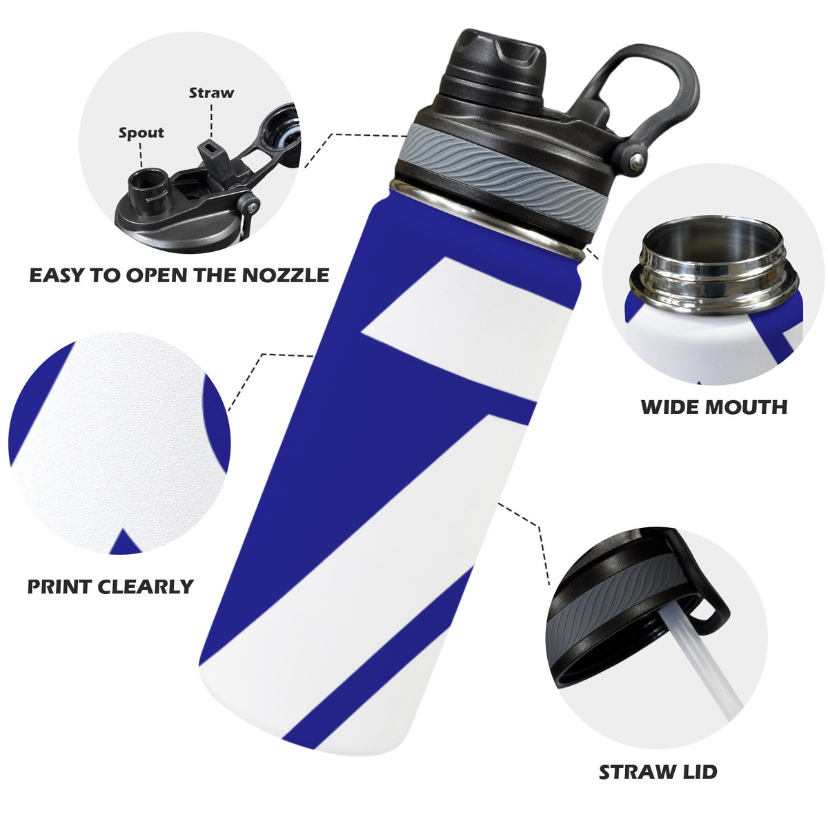 BlueWhite Bottle