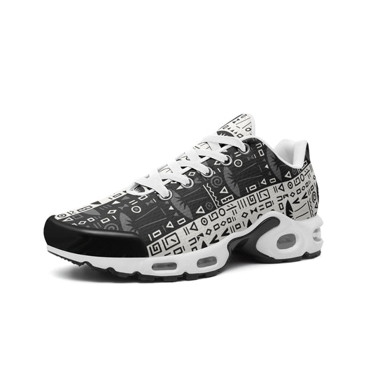 Unisex Mesh Tech Eco-Flex Sneakers Black-White Boabab