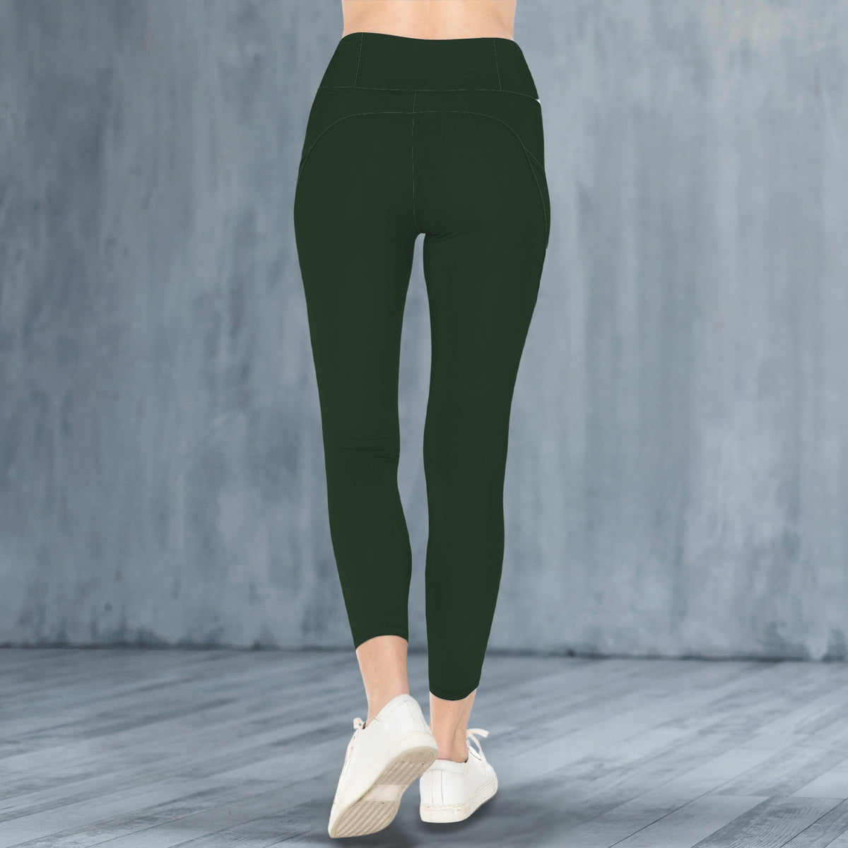 Rebel Motion High Waist Pocket Leggings • Forest Reign
