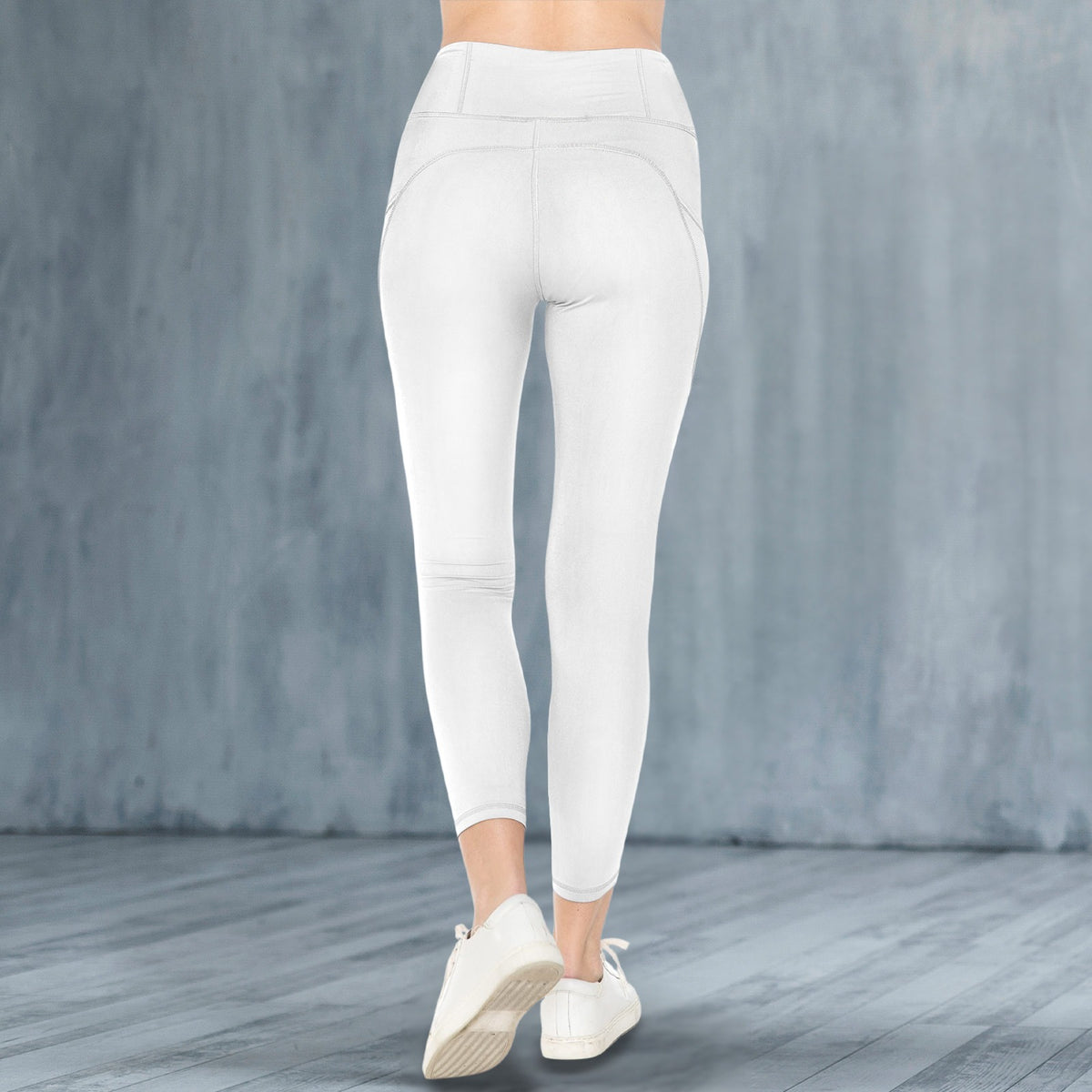 Rebel Motion High Waist Pocket Leggings • Arctic White