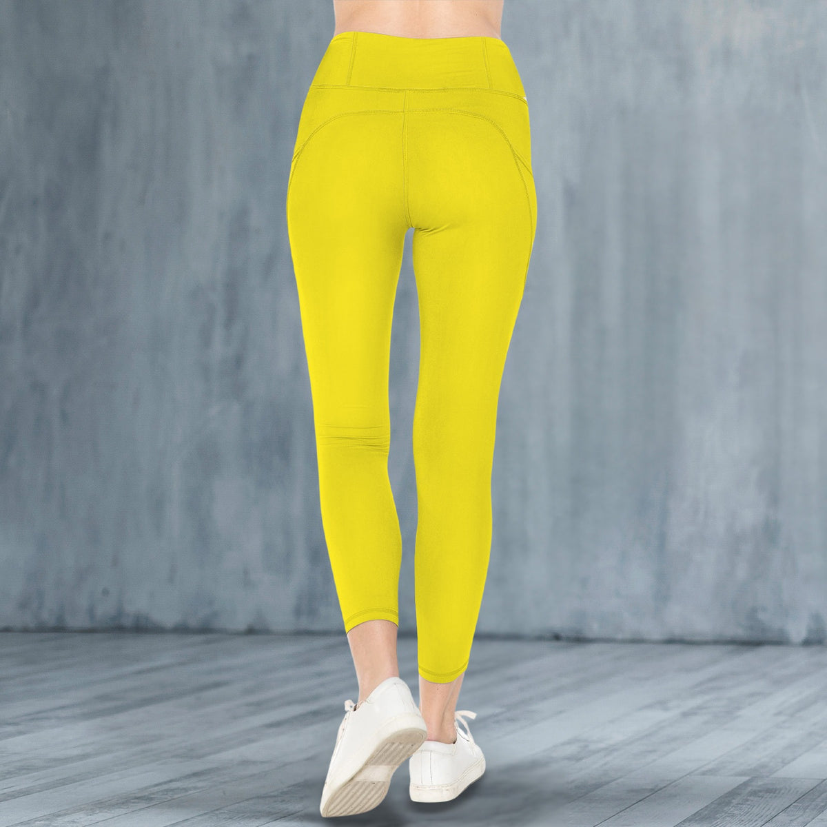 Rebel Motion High Waist Pocket Leggings • Solar Yellow