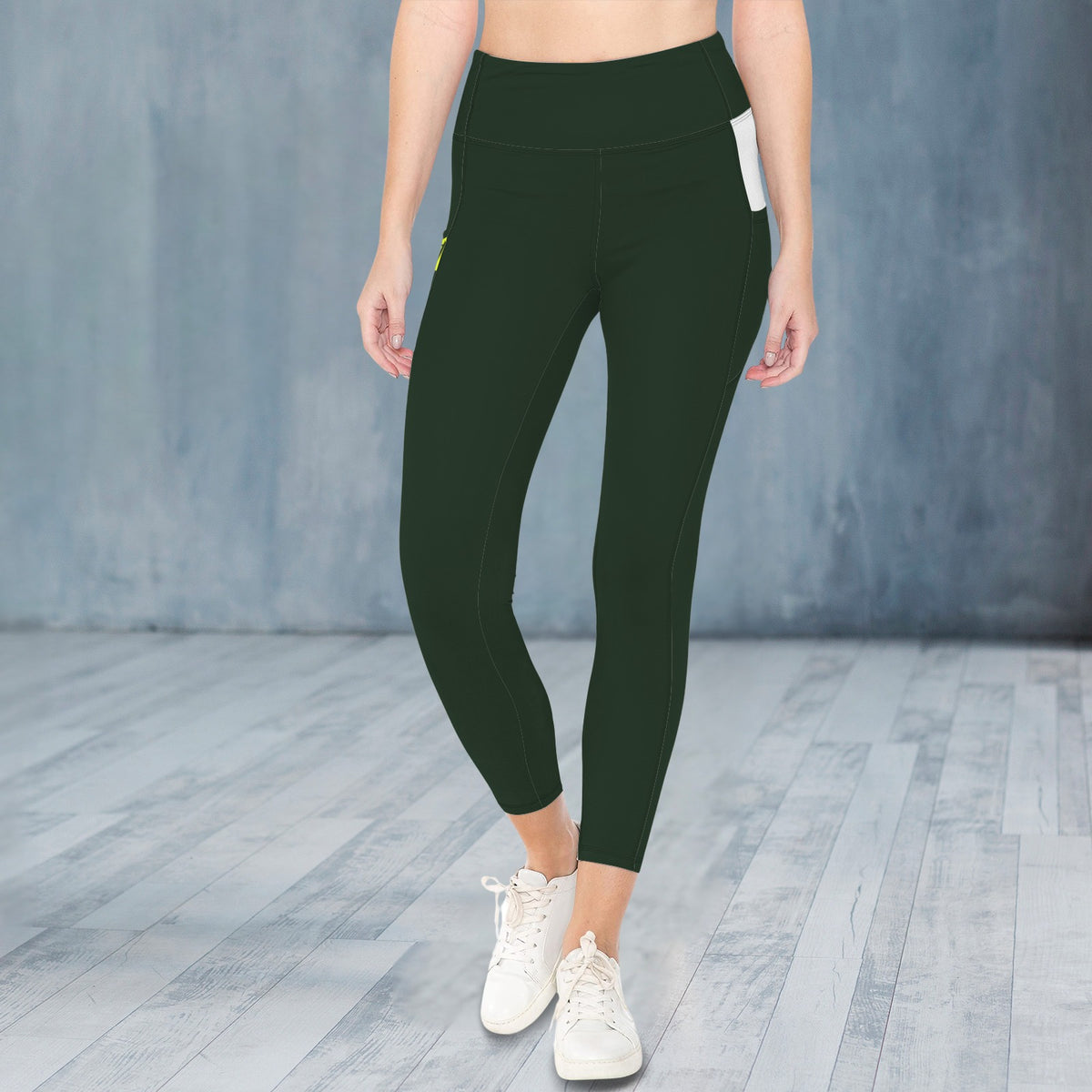 Rebel Motion High Waist Pocket Leggings • Forest Reign