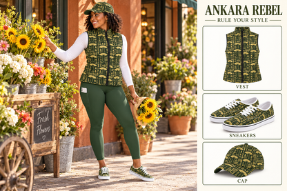 Ankara Army Women's Padded Vest (Limited Edition)