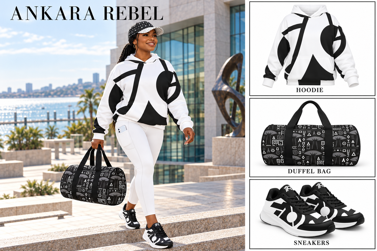 Baobab Black Duffle Bag