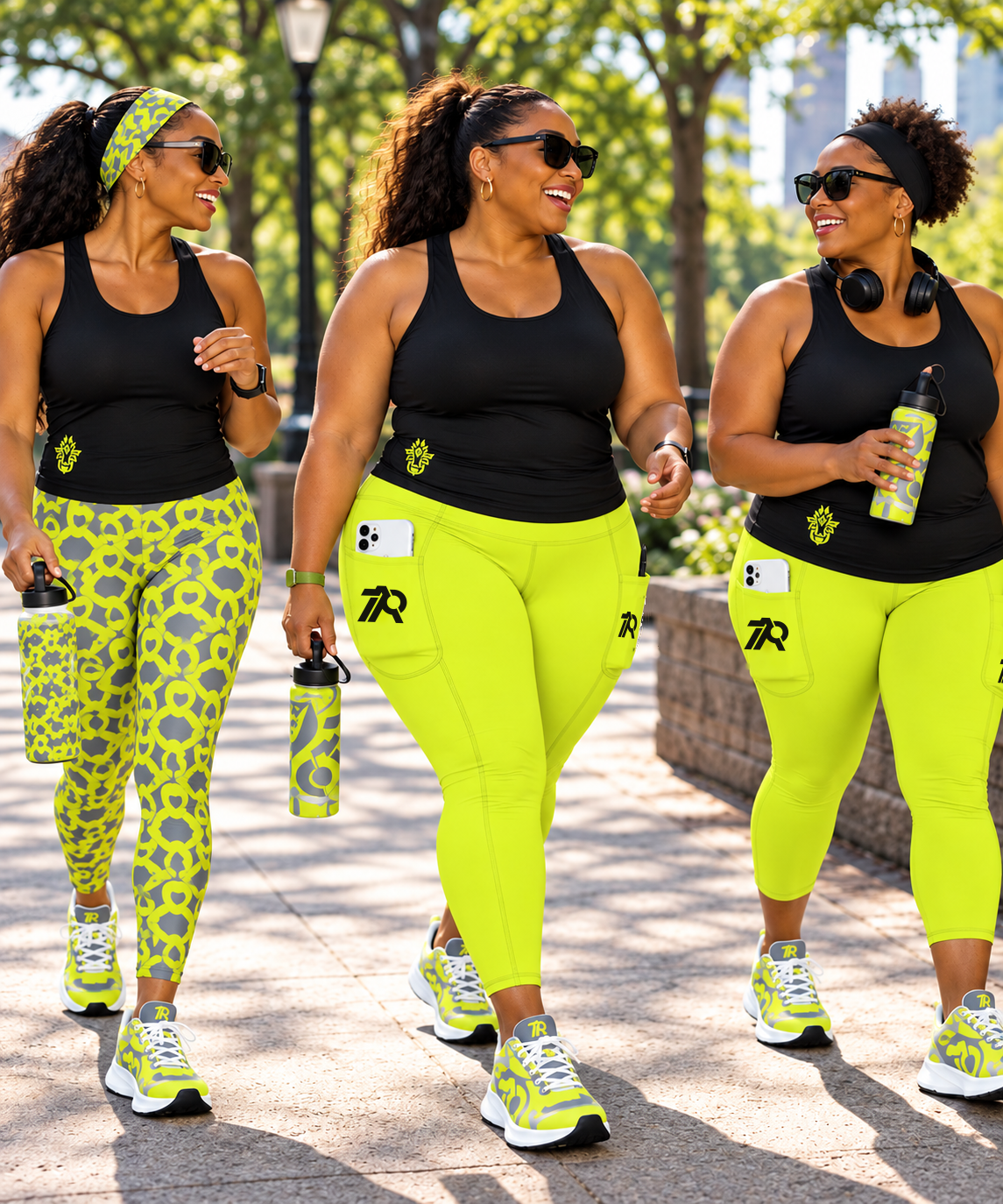 Rebel Motion High Waist Pocket Leggings • Electric Lime
