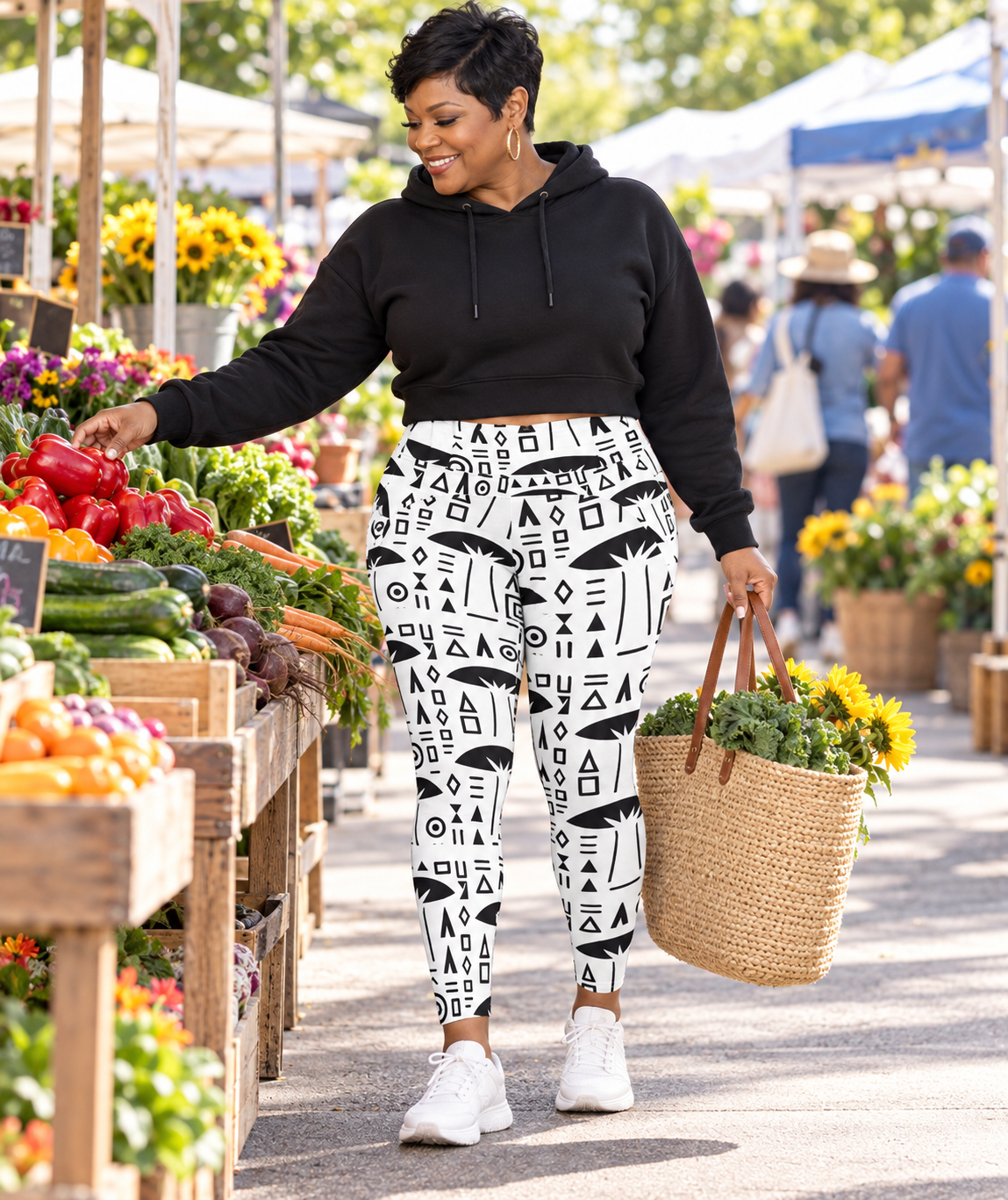 Baobab White Yoga Pants