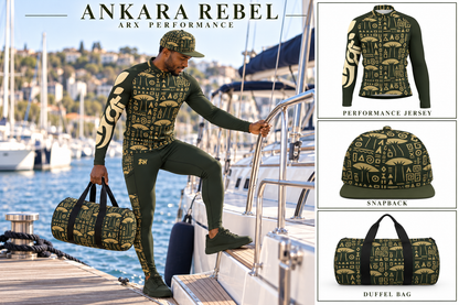 Ankara Army Print Men's Compression Pants (Limited Edition)