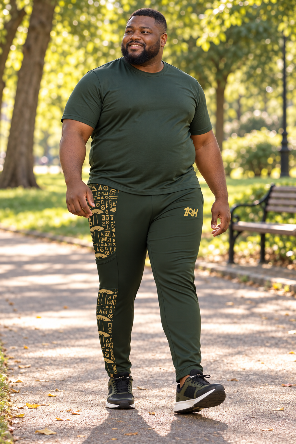 Ankara Army Print Men's Compression Pants (Limited Edition)