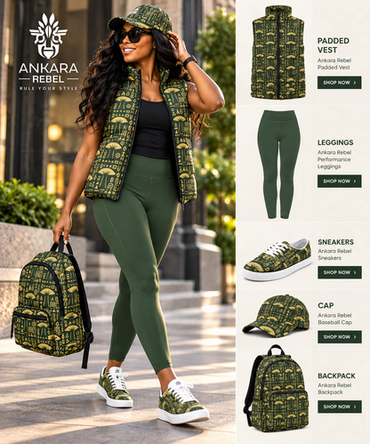 Ankara Army Women's Padded Vest (Limited Edition)