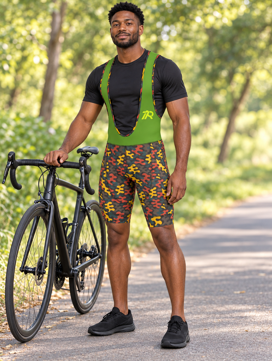 Puzzle Pieces Men's Bib Cycling Shorts
