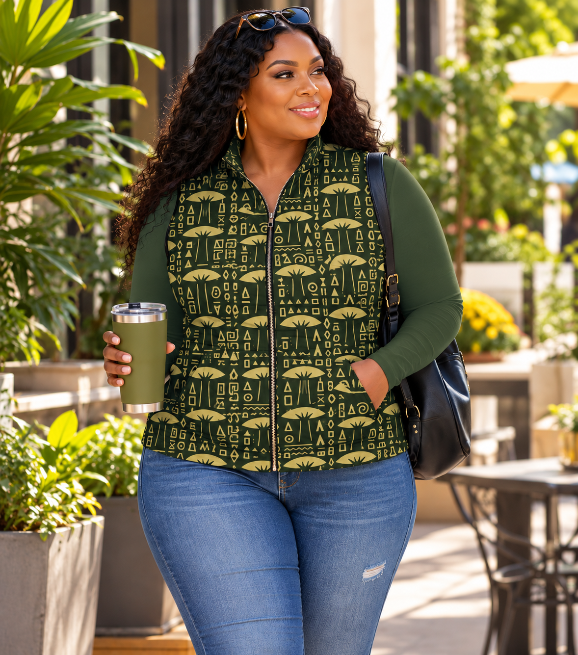 Ankara Army Women's Padded Vest (Limited Edition)