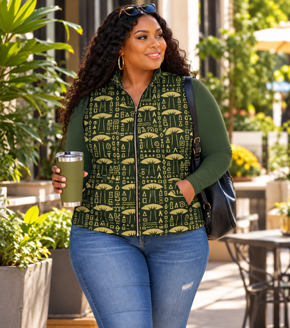 Ankara Army Women's Padded Vest (Limited Edition)