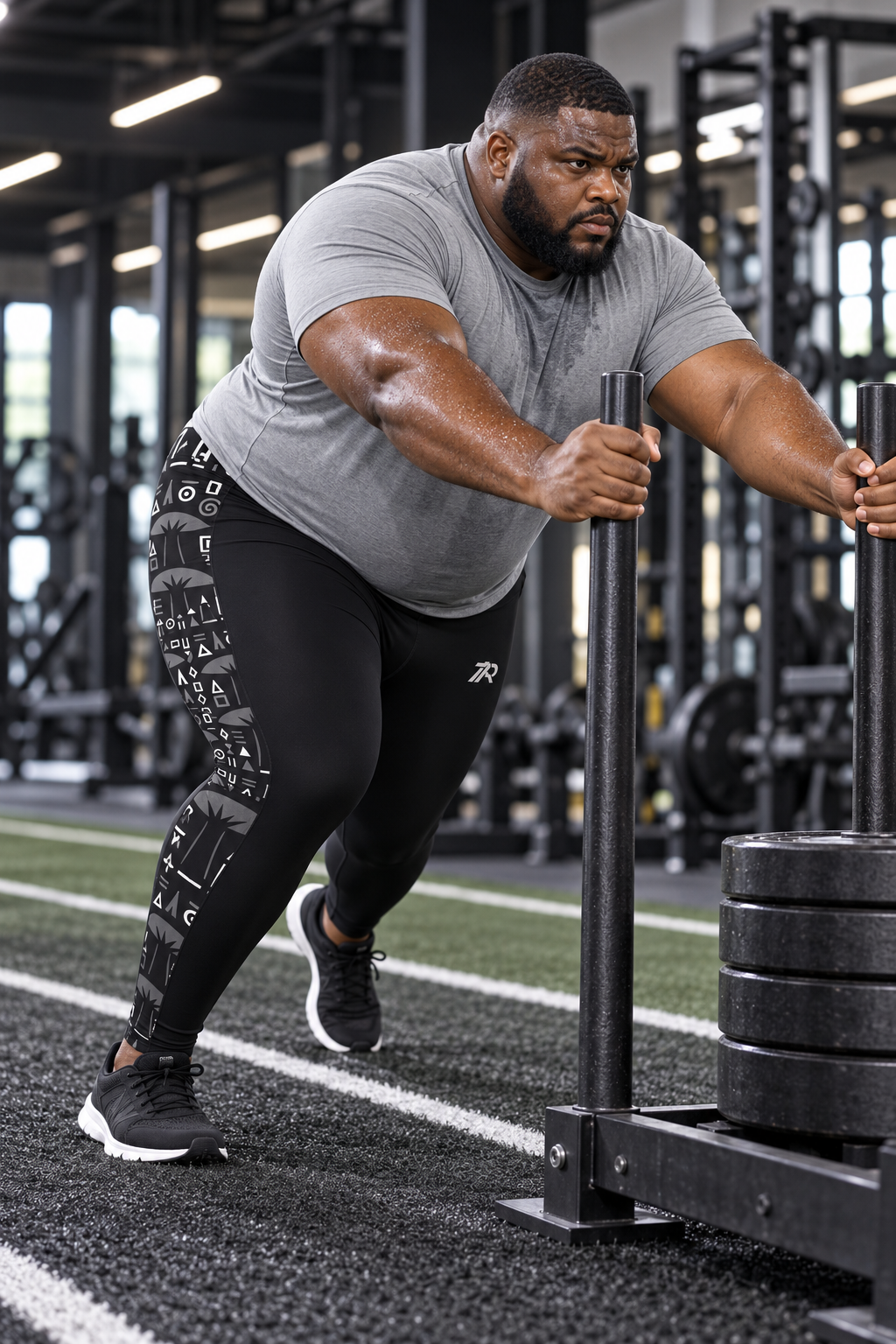 Boabab Black Men's Compression Pants Black