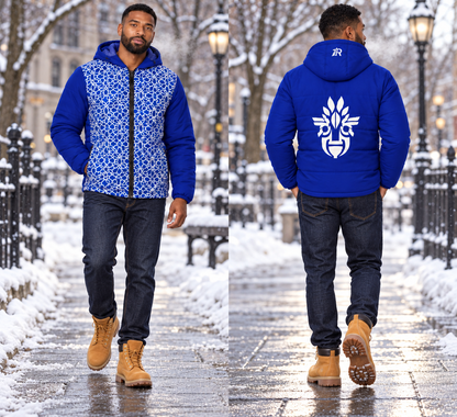 HOODED JACKET-BLUE SKY (UNISEX)