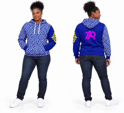 UNISEX PULLOVER HOODIE- BLUE SKY
