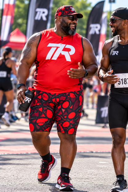 Red Fire Men's Cycling Shorts