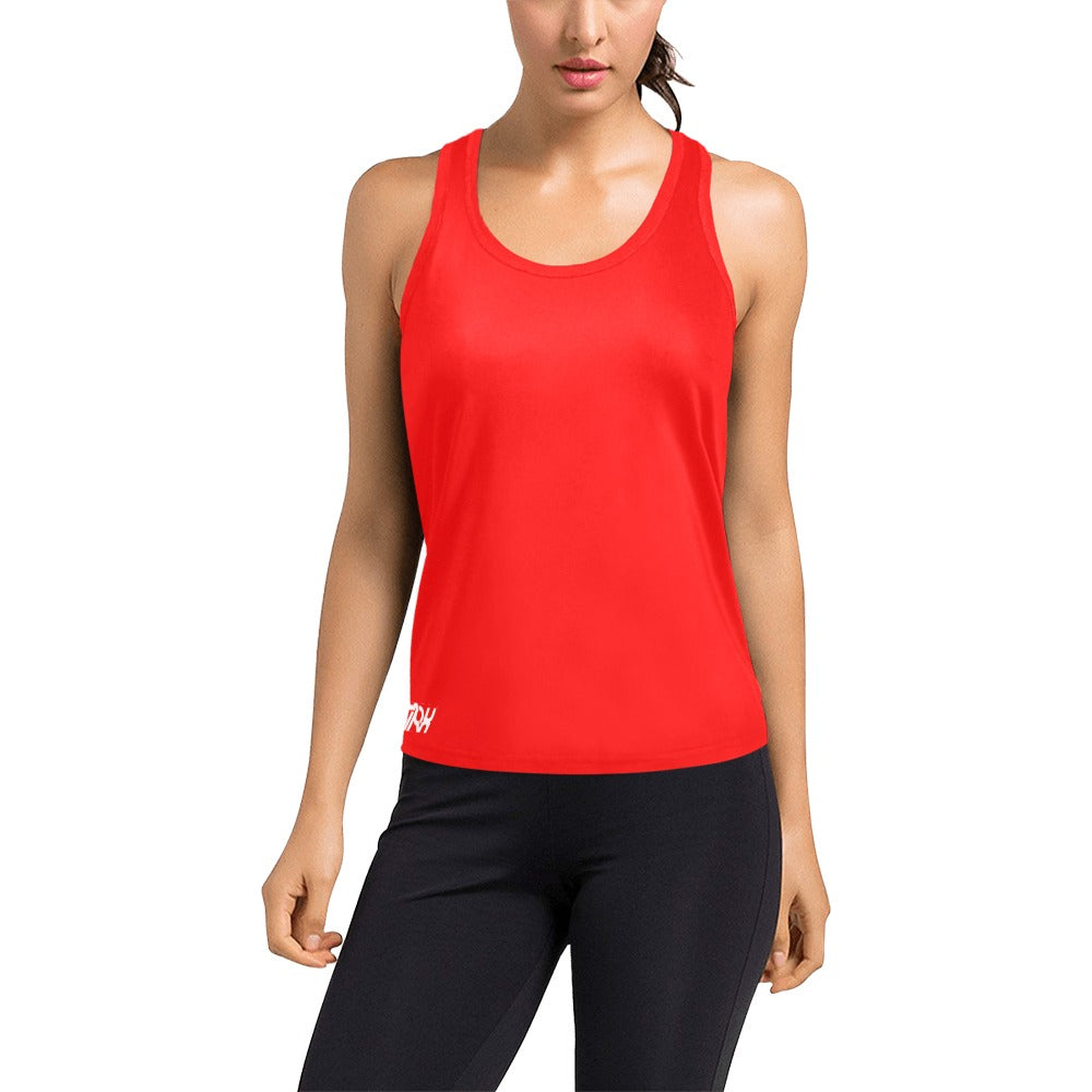 Ankara Rebel Red Women's Racerback Tank Top