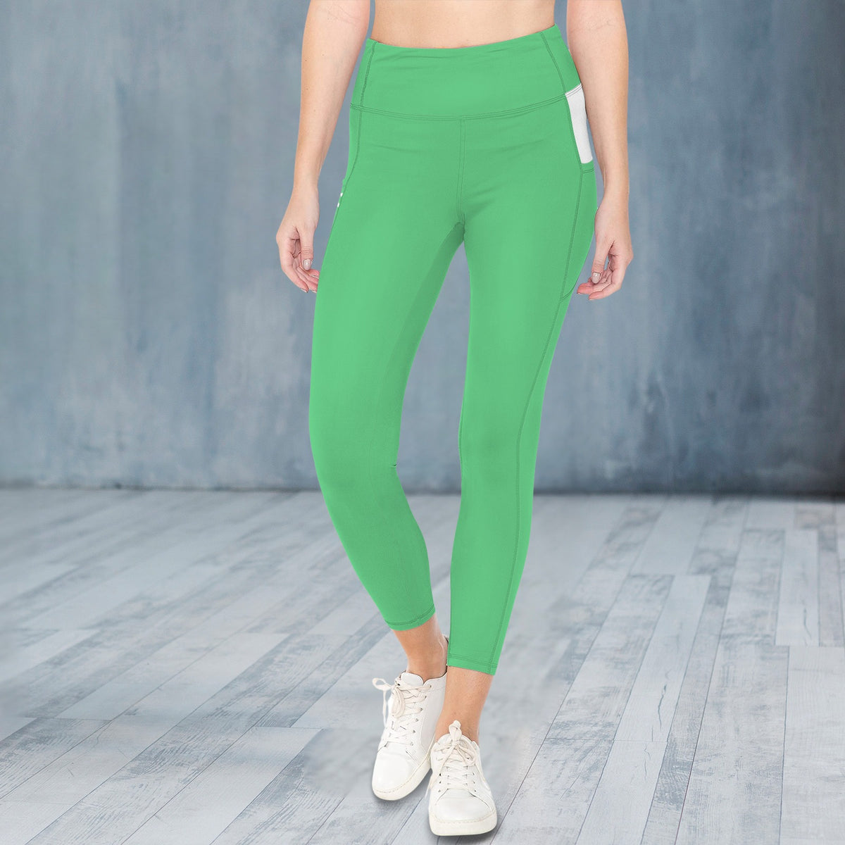 Rebel Motion High Waist Pocket Leggings • Fresh Green